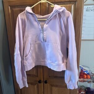 Lululemon quarter zip scuba, size M/L